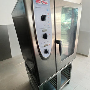 Rational CM101 Electric Combi Oven on Stand - 10 Tray