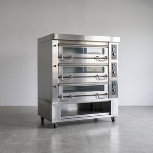 Paramount MB-932A+2S+2B Double Deck Oven on Stand