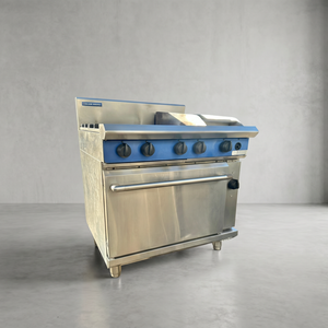 Blue Seal 4 Burner Gas Range with Convection Oven 900mm