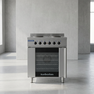 Electric Convection Oven with 4 Element Cooktop