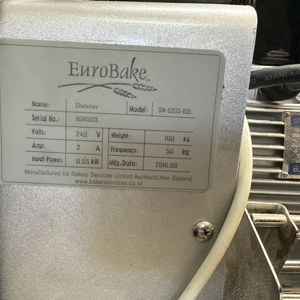 Eurobake Pastry Brake SM 520S-BSL