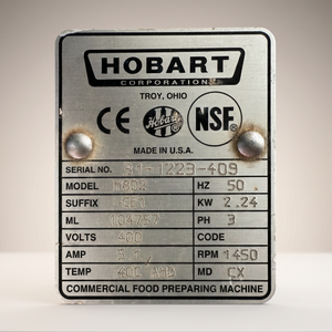 Hobart M-802 Mixer With Guard