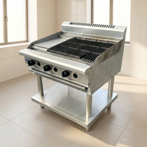 Waldorf Commercial Gas Griddle with Hot Plate