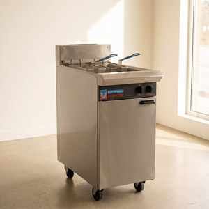 Blue Seal GT45 Twin Basket Gas Fryer 20L
